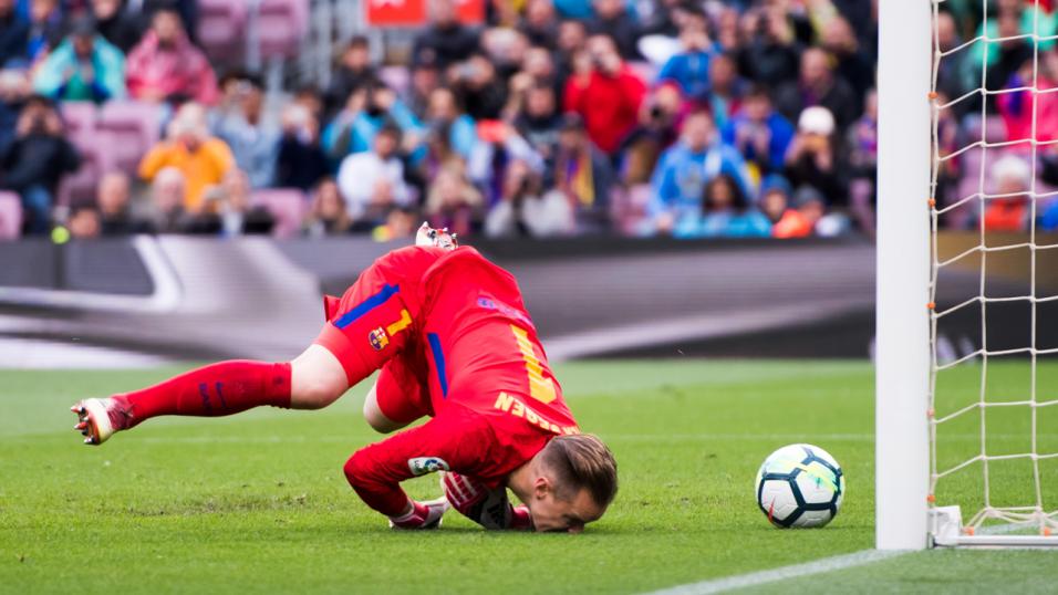 Barcelona goalkeeper Marc-André ter Stegen